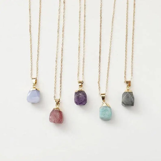 Droplets Stone Necklaces
